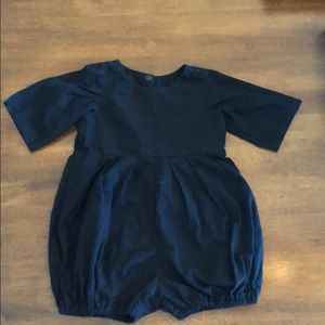 Little white flower co bubble romper